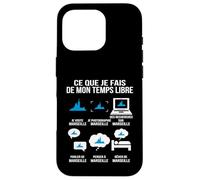 Ce Que Je Fais de Mon Temps Libre Marseille Humour Voyage Coque pour iPhone 16 Pro