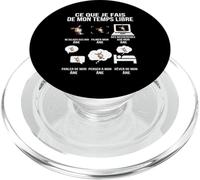 Ce Que Je Fais de Mon Temps Libre Passion âne drôle Fun PopSockets PopGrip pour MagSafe