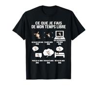 Ce Que Je Fais de Mon Temps Libre Passion âne drôle Fun T-Shirt