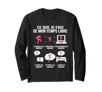 Ce Que Je Fais de Mon Temps Libre Passion Danse Country Manche Longue