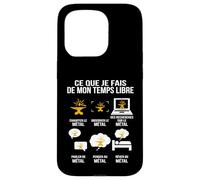 Ce Que Je Fais de Mon Temps Libre Passion Forge et Enclume Coque pour iPhone 15 Pro