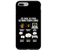 Ce Que Je Fais de Mon Temps Libre Passion Forge et Enclume Coque pour iPhone 7 Plus/8 Plus
