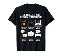 Ce Que Je Fais de Mon Temps Libre Passion Forge et Enclume T-Shirt