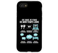 Ce Que Je Fais De Mon Temps Libre Taekwondo Humour Cadeau Coque pour iPhone SE (2020) / 7/8