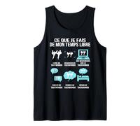 Ce Que Je Fais De Mon Temps Libre Taekwondo Humour Cadeau Débardeur
