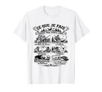 Ce Que Je Fais Durant Mon Temps Libre Chasse Cadeau Chasseur T-Shirt Graphique avec Valeur