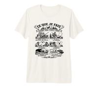 Ce Que Je Fais Durant Mon Temps Libre Chasse Cadeau Chasseur T-Shirt Haut de Gamme