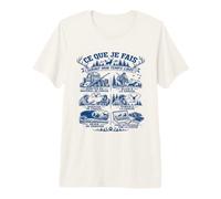 Ce Que Je Fais Durant Mon Temps Libre Chasse Cadeau Chasseur T-Shirt Haut de Gamme