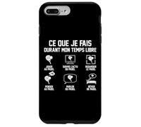 Ce Que Je Fais Joueur De Padel Raquette Padeliste Drole Coque pour iPhone 7 Plus/8 Plus