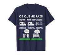 Ce Que Je Fais Mon Temps Libre Camping-Car Humour T-Shirt