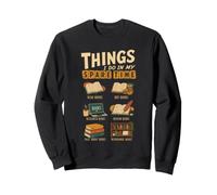 Ce Que Je Fais Pendant Mon Temps Libre Amateur de Livres Amusants Sweatshirt