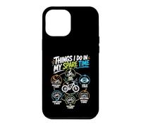Ce Que Je Fais Pendant Mon Temps Libre Amoureux de vélos électriques Coque pour iPhone 12 Pro Max