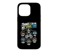 Ce Que Je Fais Pendant Mon Temps Libre Amoureux de vélos électriques Coque pour iPhone 14 Pro Max