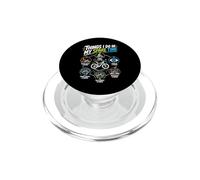 Ce Que Je Fais Pendant Mon Temps Libre Amoureux de vélos électriques PopSockets PopGrip pour MagSafe