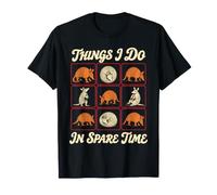 Ce Que Je Fais Pendant Mon Temps Libre Armadillo T-Shirt