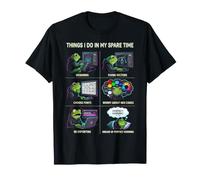 Ce Que Je Fais Pendant Mon Temps Libre | Artiste Designer Funny Frog T-Shirt