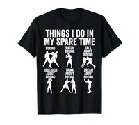 Ce Que Je Fais Pendant Mon Temps Libre Boxing Funny T-Shirt