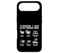 Ce Que Je Fais Pendant Mon Temps Libre : Chickens Funny Farmer Coque pour iPhone Air