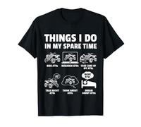 Ce Que Je Fais Pendant Mon Temps Libre | Conception de conducteurs de VTT T-Shirt