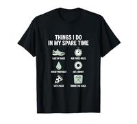 Ce Que Je Fais Pendant Mon Temps Libre : Courir Un marathonien T-Shirt