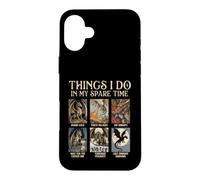 Ce Que Je Fais Pendant Mon Temps Libre - Dragon Lover Fantasy Humor Coque pour iPhone 16 Plus
