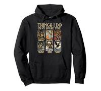 Ce Que Je Fais Pendant Mon Temps Libre - Dragon Lover Fantasy Humor Sweat à Capuche