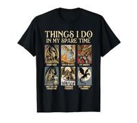 Ce Que Je Fais Pendant Mon Temps Libre - Dragon Lover Fantasy Humor T-Shirt Graphique avec Valeur