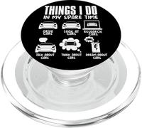 Ce Que Je Fais Pendant Mon Temps Libre Funny Carguy Mechanic PopSockets PopGrip pour MagSafe