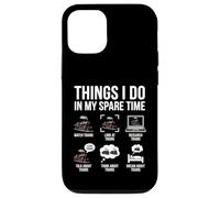 Ce Que Je Fais Pendant Mon Temps Libre Funny Railfan Trainspotting Coque pour iPhone 12/12 Pro