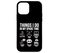 Ce Que Je Fais Pendant Mon Temps Libre Funny Railfan Trainspotting Coque pour iPhone 12 Mini