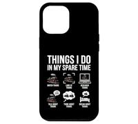 Ce Que Je Fais Pendant Mon Temps Libre Funny Railfan Trainspotting Coque pour iPhone 12 Pro Max