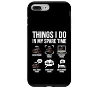 Ce Que Je Fais Pendant Mon Temps Libre Funny Railfan Trainspotting Coque pour iPhone 7 Plus/8 Plus