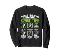 Ce Que Je Fais Pendant Mon Temps Libre Golf Funny Sweatshirt
