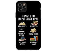 Ce que je fais pendant mon temps libre : lire des livres, acheter des livres, faire des recherches, B Coque pour iPhone 11 Pro Max