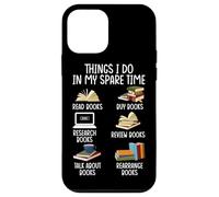 Ce que je fais pendant mon temps libre : lire des livres, acheter des livres, faire des recherches, B Coque pour iPhone 12 mini