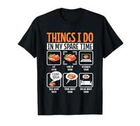 Ce Que Je Fais Pendant Mon Temps Libre : Manger des sushis Regardez Sushi Researc T-Shirt
