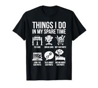 Ce Que Je Fais Pendant Mon Temps Libre Mécanicien Automobile T-Shirt