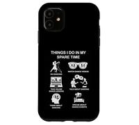 Ce Que Je Fais Pendant Mon Temps Libre Passe-Temps Amusant pour Les Amateurs de Danse Coque pour iPhone 11