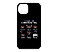 Ce Que Je Fais Pendant Mon Temps Libre : passionné de ping-Pong, drôle Coque pour iPhone 13