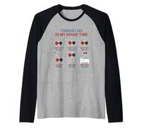 Ce Que Je Fais Pendant Mon Temps Libre : passionné de ping-Pong, drôle Manche Raglan