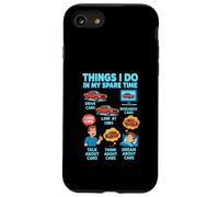 Ce Que Je Fais Pendant Mon Temps Libre Passionné de Voitures J'adore Les Voitures Coque pour iPhone SE (2020) / 7/8