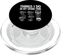 Ce Que Je Fais Pendant Mon Temps Libre - Racing Car Muscle Car Guy PopSockets PopGrip pour MagSafe