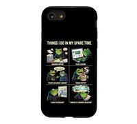 Ce Que Je Fais Pendant Mon Temps Libre Teacher Frog School Life Meme Coque pour iPhone SE (2020) / 7/8
