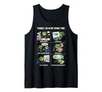 Ce Que Je Fais Pendant Mon Temps Libre Teacher Frog School Life Meme Débardeur
