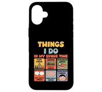 Ce Que Je Fais Pendant Mon Temps Libre, Uniquement Jouer aux échecs, Parler, rêver Coque pour iPhone 16 Plus
