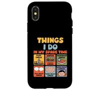 Ce Que Je Fais Pendant Mon Temps Libre, Uniquement Jouer aux échecs, Parler, rêver Coque pour iPhone X/XS