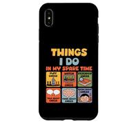 Ce Que Je Fais Pendant Mon Temps Libre, Uniquement Jouer aux échecs, Parler, rêver Coque pour iPhone XS Max