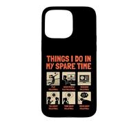 Ce Que Je Fais Pendant Mon Temps Libre : Volley-Ball, Design pour Filles Coque pour iPhone 15 Pro Max