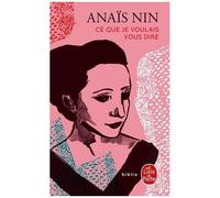 Ce Que Je Voulais Vous Dire