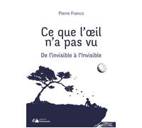 Ce que l’oeil n’a pas vu De l’invisible à l'Invisible - Pierre Franco - Palanquee Eds - broché - Roman